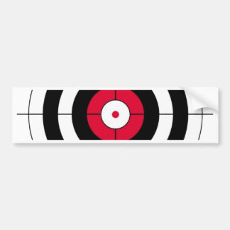 Crosshars BullsEYE Target Bumpersticker