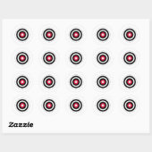 Crosshars BullsEYE Target Ronde Sticker (Vel)