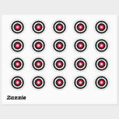 Crosshars BullsEYE Target Ronde Sticker (Vel)