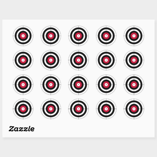 Crosshars BullsEYE Target Ronde Sticker (Vel)
