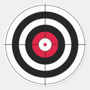 Crosshars BullsEYE Target Ronde Sticker