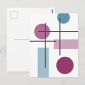 Crosshatch 1 briefkaart (Voorkant / Achterkant)