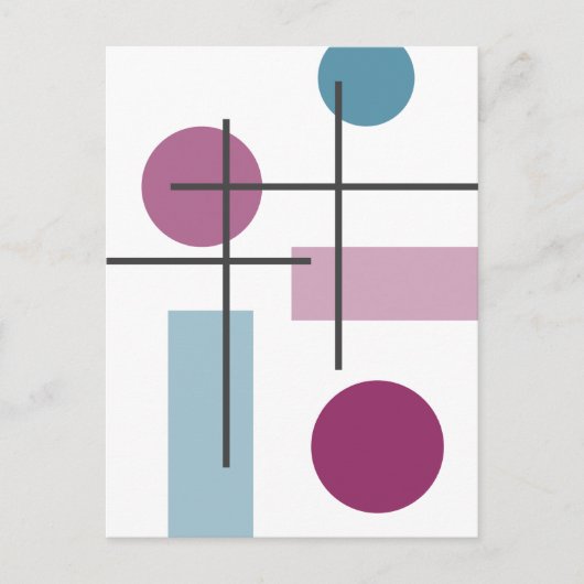 Crosshatch 1 briefkaart (Voorkant)