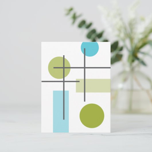 Crosshatch 1 briefkaart (Staand voorkant)