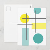 Crosshatch 1 briefkaart (Voorkant / Achterkant)