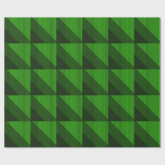 Crosshatch Op Art Cadeaupapier (Vlak)