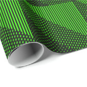 Crosshatch Op Art Cadeaupapier (Rol Hoek)