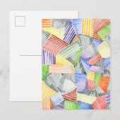 Crosshatch Quilt I Briefkaart (Voorkant / Achterkant)