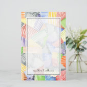 Crosshatch Quilt I Briefpapier (Staand voorkant)