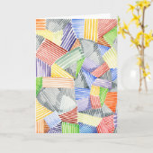 Crosshatch Quilt I Kaart (Gele Bloem)