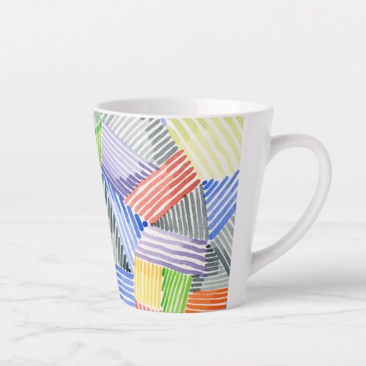 Crosshatch Quilt I Latte Mok (Rechts)