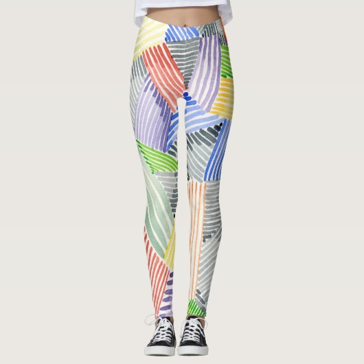 Crosshatch Quilt I Leggings (Voorkant)