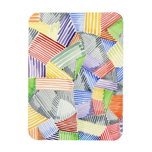 Crosshatch Quilt I Magneet (Verticaal)