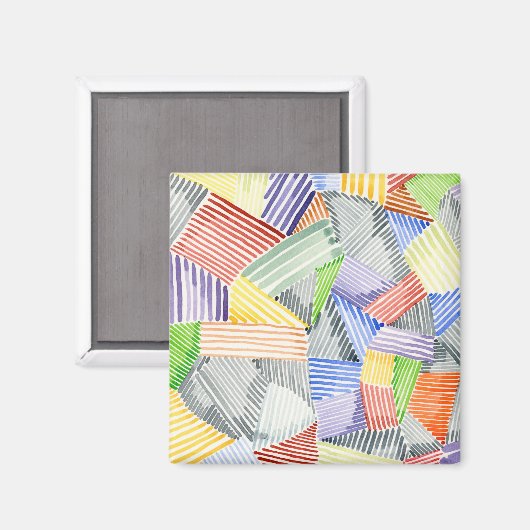 Crosshatch Quilt I Magneet (Voorkant / Achterkant)