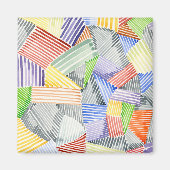 Crosshatch Quilt I Magneet (Voorkant)