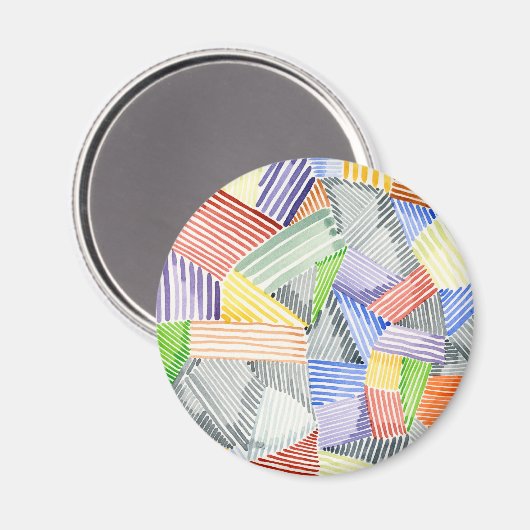 Crosshatch Quilt I Magneet (Voorkant / Achterkant)