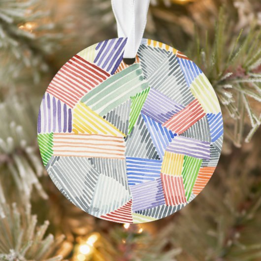 Crosshatch Quilt I Ornament (Boom)