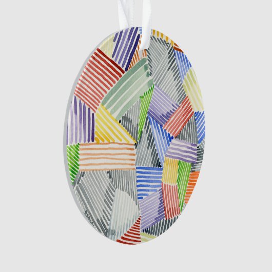 Crosshatch Quilt I Ornament (voorkant)