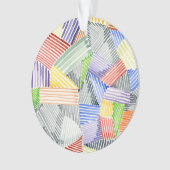 Crosshatch Quilt I Ornament (voorkant)