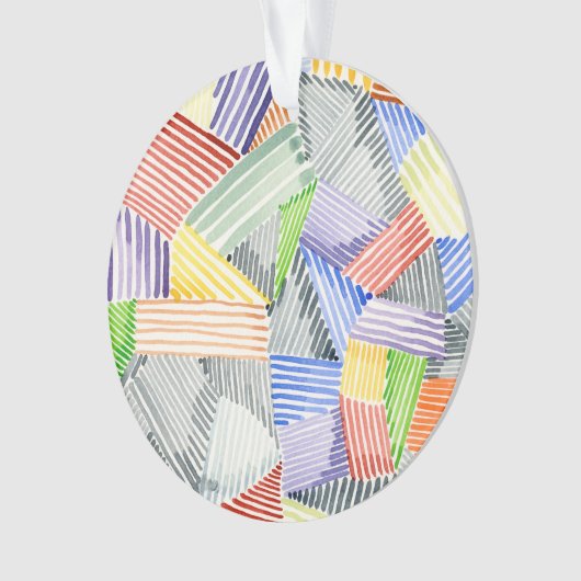 Crosshatch Quilt I Ornament (voorkant)