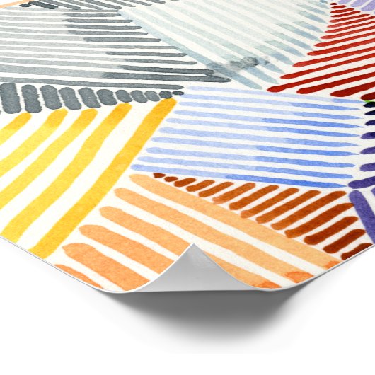 Crosshatch Quilt I Poster (Hoek)