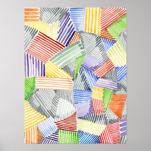 Crosshatch Quilt I Poster (Voorkant)