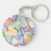 Crosshatch Quilt I Sleutelhanger (Achterkant)