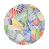 Crosshatch Quilt I Snijplank (Voorkant)