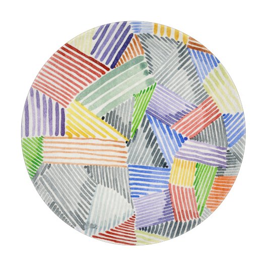 Crosshatch Quilt I Snijplank (Voorkant)