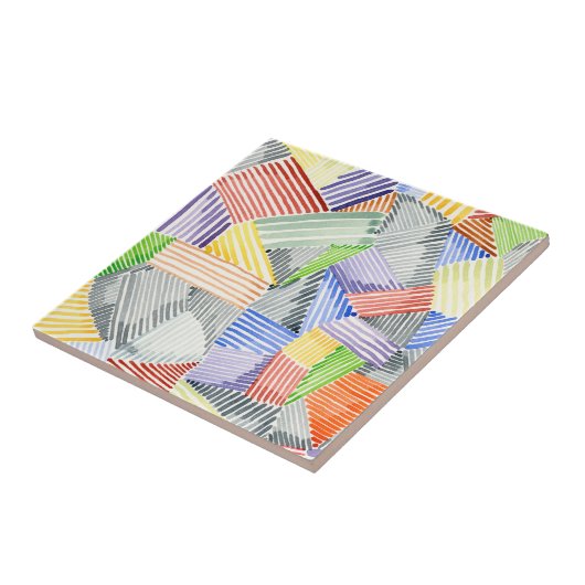 Crosshatch Quilt I Tegeltje (Zijkant)