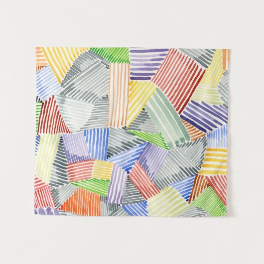 Crosshatch Quilt I Wandkleed (Voorkant (horizontaal))