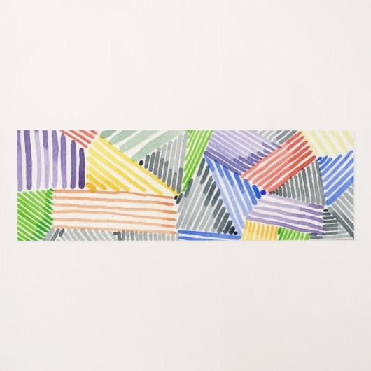 Crosshatch Quilt I Yogamat (Achterkant (horizontaal))