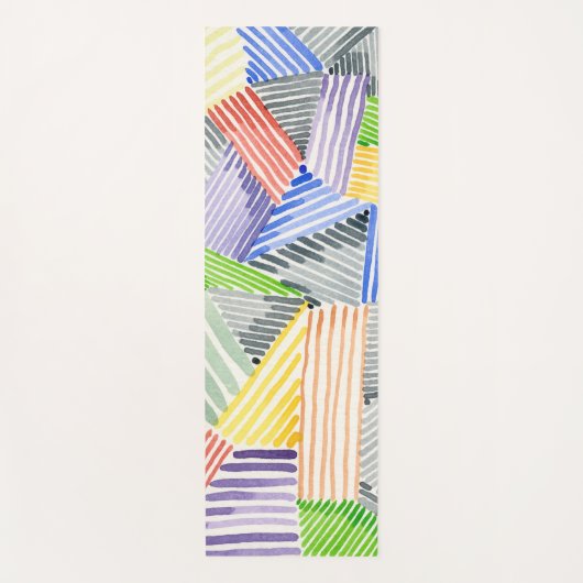 Crosshatch Quilt I Yogamat (Voorkant)