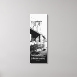 Crossing Brooklyn Ferry Walt Whitman Canvas Afdruk