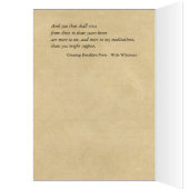 "Crossing Brooklyn Ferry" Walt Whitman NYC Poem (Binnen (Links))