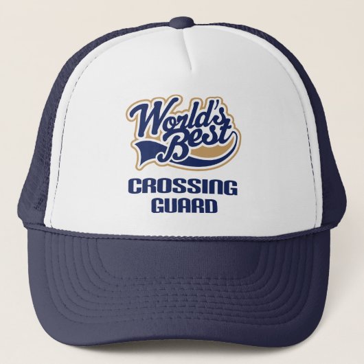 Crossing Guard Gift (beste werelden) Trucker Pet (Voorkant)