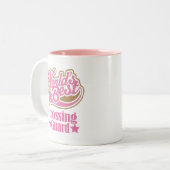 Crossing Guard Gift (beste werelden) Tweekleurige Koffiemok (Voorkant links)