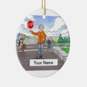 Crossing Guard - Mannelijke Keramisch Ornament (Rechts)