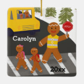 Crossing Guard Personalized Crosswalk Attendant Keramisch Ornament (Achterkant)