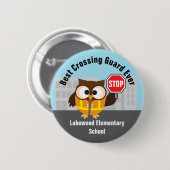 Crossing Guard School Safety Patrol Hartelijk dank Ronde Button 5,7 Cm (Voorkant /achterkant)