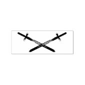 Crossing Swords Rubber Stamp Rubberstempel (Afrduk)