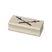 Crossing Swords Rubber Stamp Rubberstempel (Stempel)