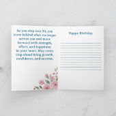 Crossing the Bridge Forward, Birthday Kaart (Binnen)