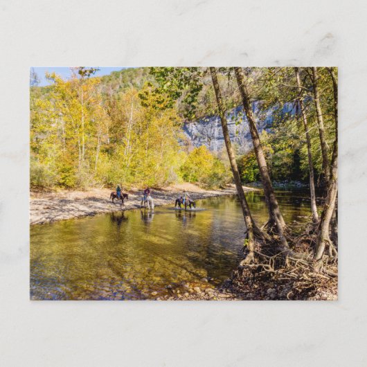 Crossing The Buffalo River Postcard Briefkaart (Voorkant)