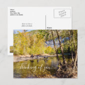 Crossing The Buffalo River Thinking Of U Postcard Briefkaart (Voorkant / Achterkant)