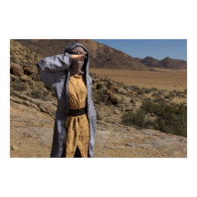 Crossing the Desert Fantasy Poster Print