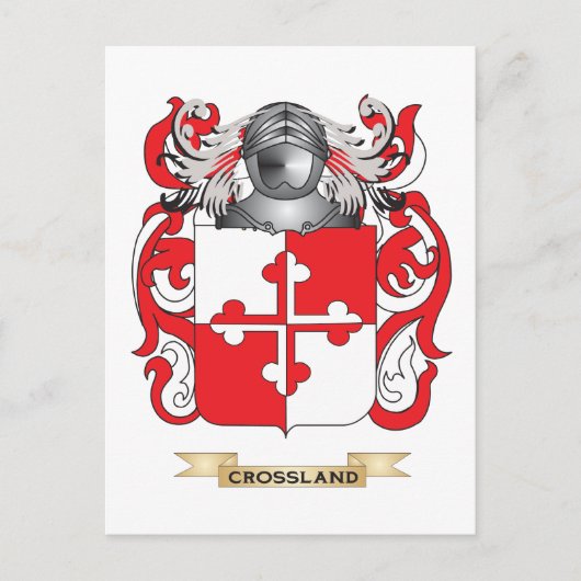 Crossland Coat of Arms Briefkaart (Voorkant)