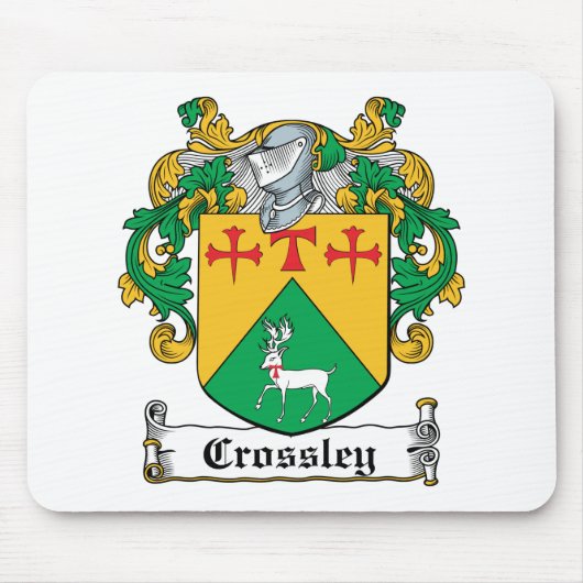 Crossley Family Crest Muismat (Voorkant)