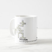 Crossmath Puzzel 2 Koffiemok (Voorkant links)