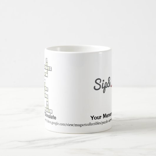 Crossmath Puzzle 2 Koffiemok (Center)